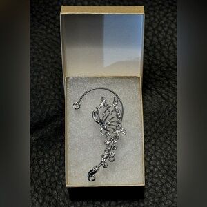 Beautiful Butterfly Ear Cuff Elven style